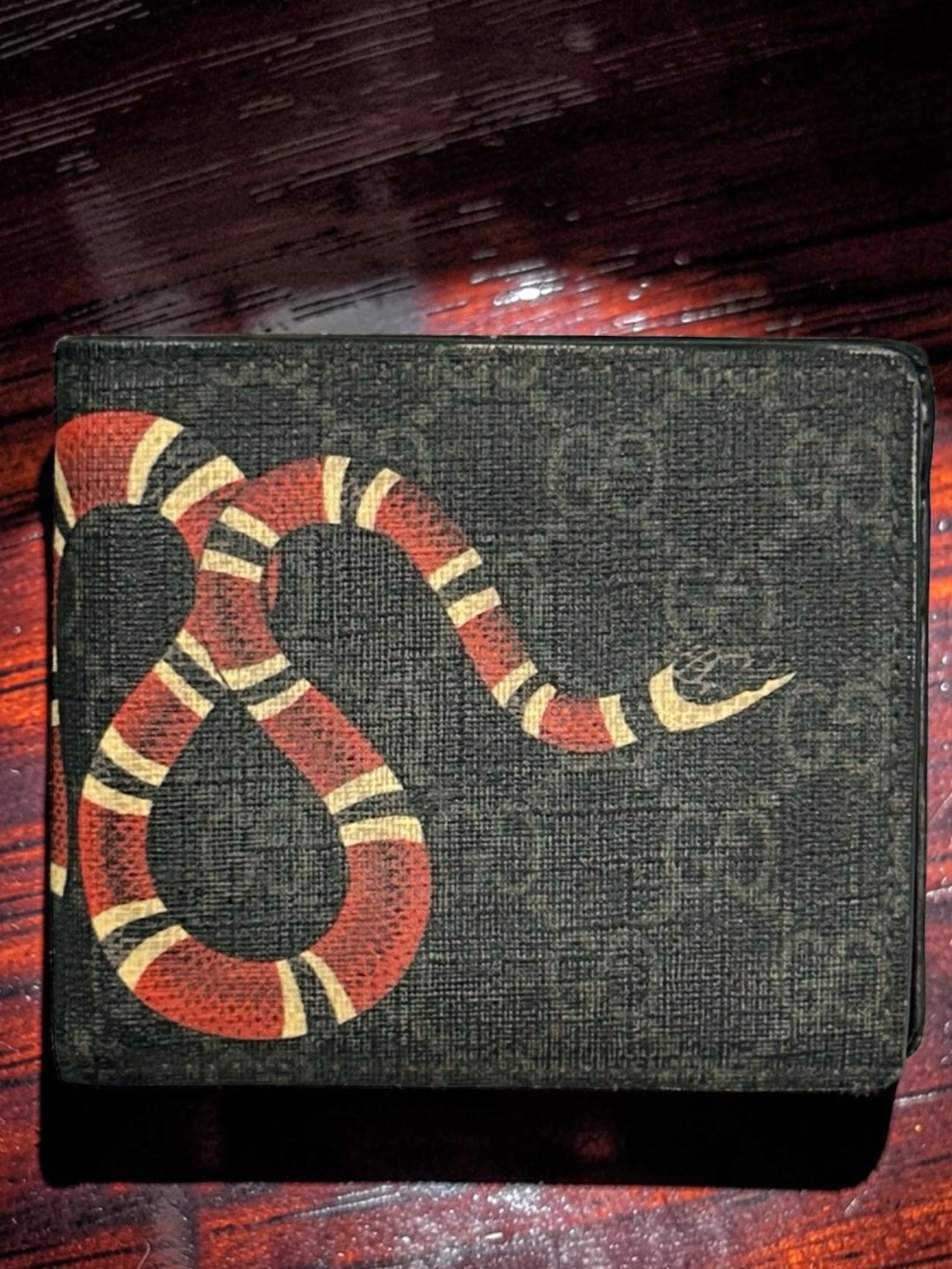 GUCCI GG King Snake Bifold Wallet 😍🔥